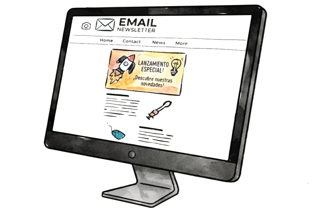 Inserción en newsletter